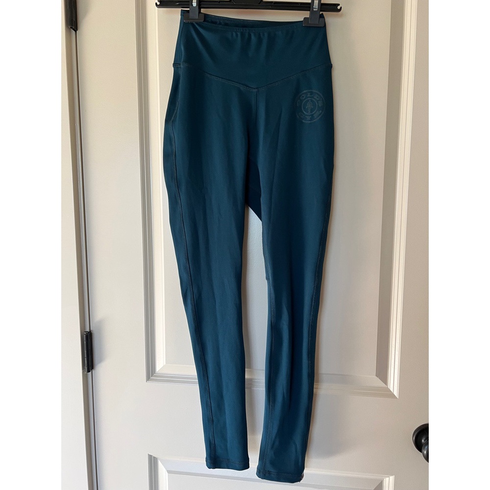 Limited edition golds gym teal green leggings small